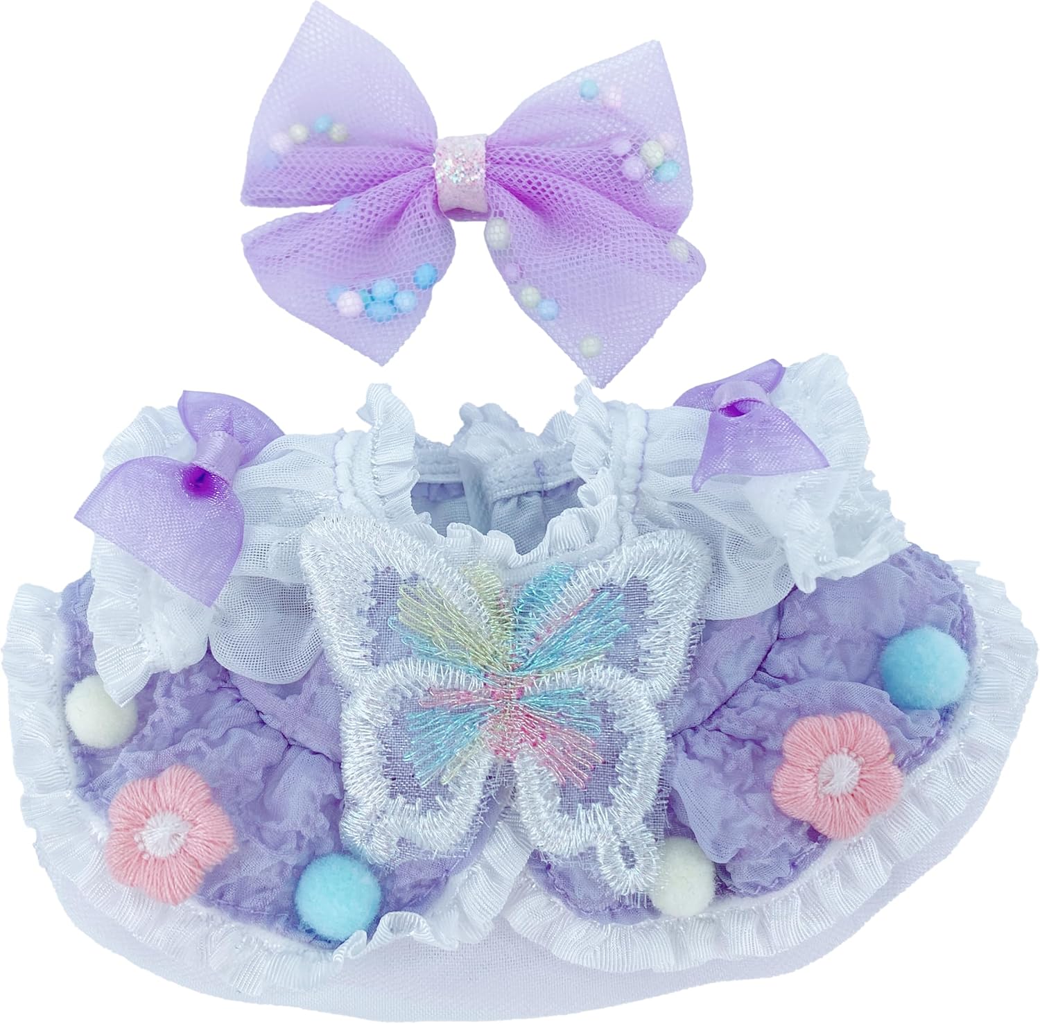 Doll Clothes & Outfit Set, Premium Fashion Dresses with Accessories for 15cm/17cm Doll - Premium Collector's Gift Ready for Display, Play and Collection
