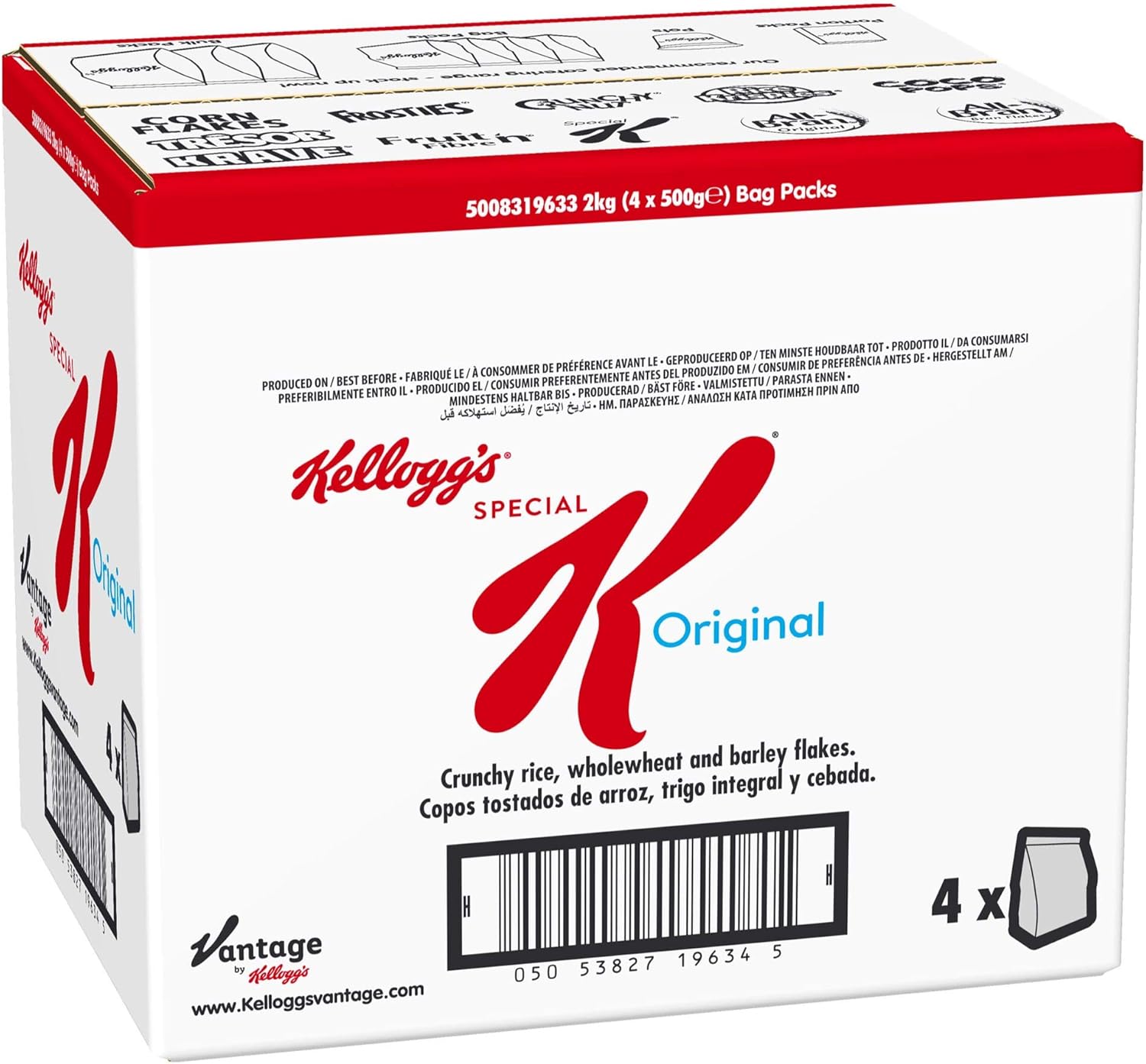 Kellogg'S Special K Bag Pack - 4X500G