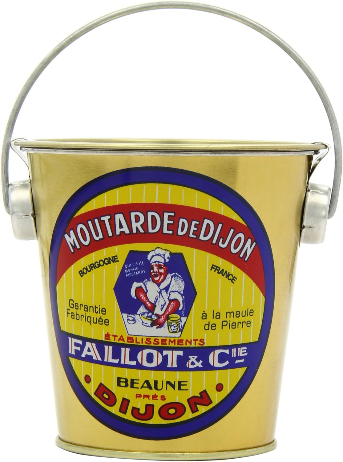 Fallot Dijon Mustard In Metal Gift Bucket 450 G