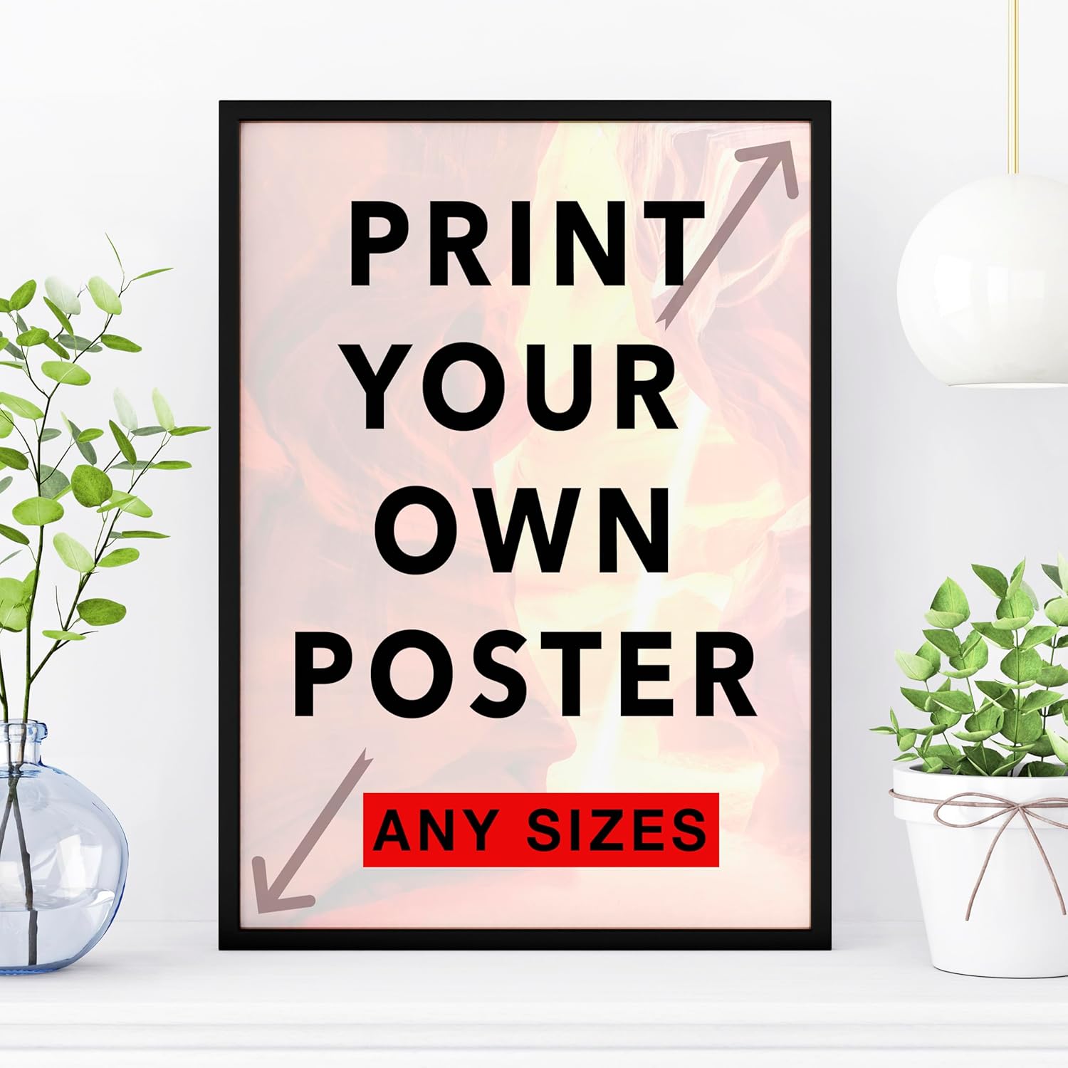 Pera Print - Upload Your Image or Photo - Custom Personalized Photo to Poster Printing, Wall Art Prints (12 x 18 inches)