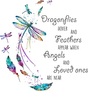 Fabric Panel 14"x14" Dragonfly Memoriam 100% Cotton Quilting Panel Square AM1890