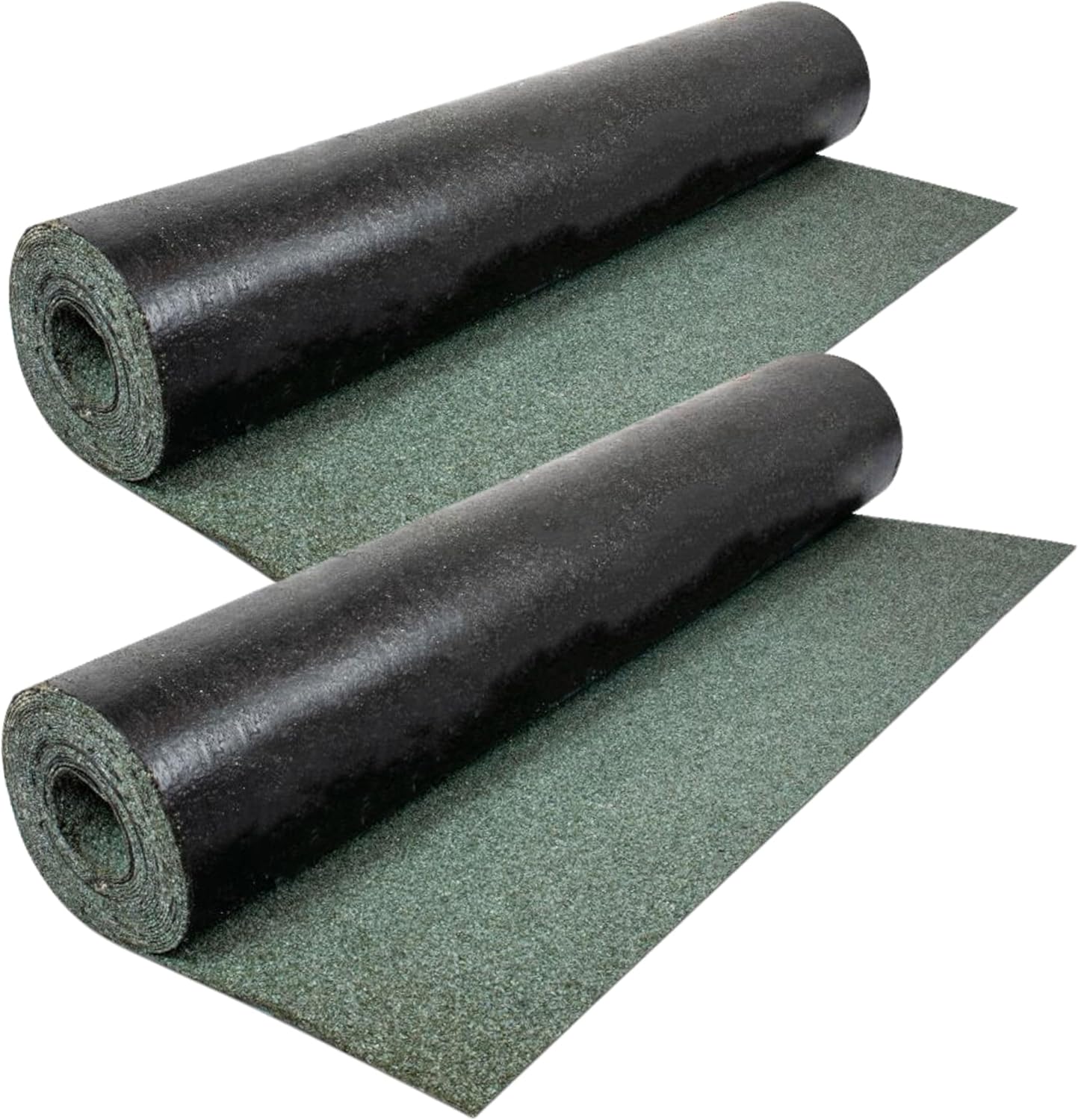 2 Rolls Heavy-Duty Green Polyester Shed Roofing Felt, 16.4 x 3.2 ft (5m x 1m) - Heavy Duty Weatherproof Roof Felt, Premium Quality10-Year Life Expectancy, Durable Roof Covering