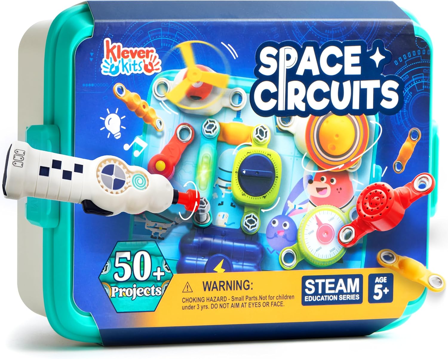 Klever Kits Space Circuits for Kids Physics Science Experiments Circuit Board Kit, School Family Educational Toy Gift for Boys Girls Ages 6+