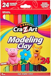 Cra-Z-Art Modeling Clay, 17.5 oz, 24 Count (10901)