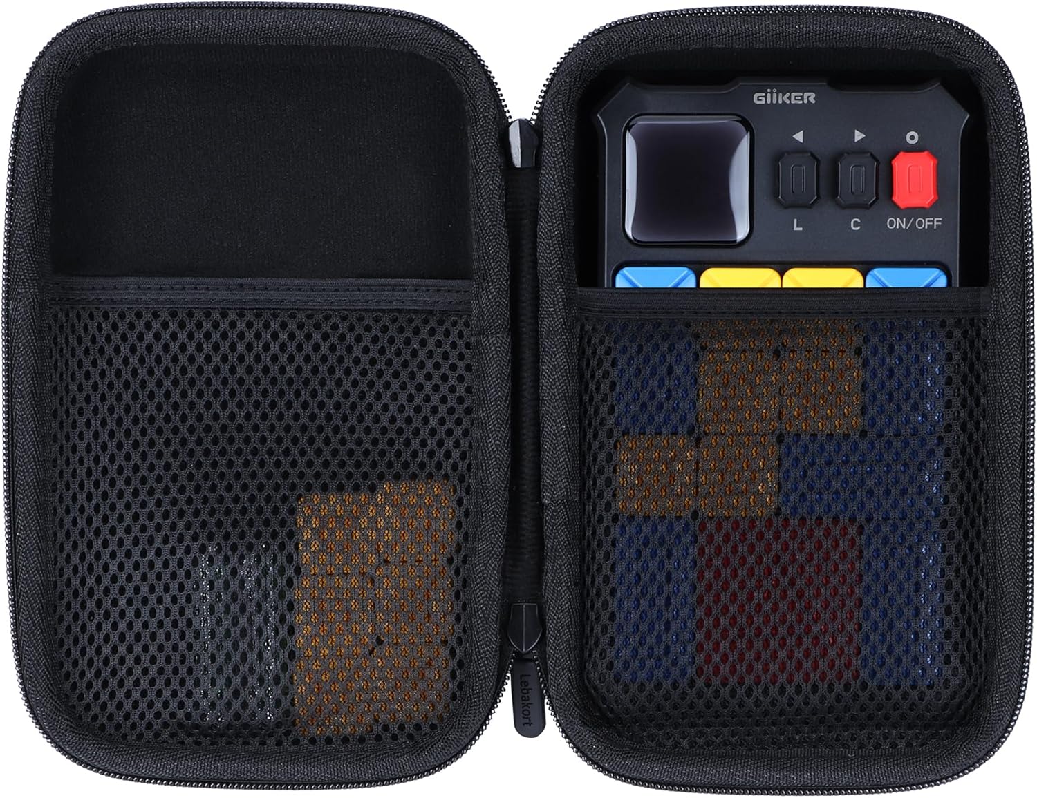 Lebakort Storage Case Compatible with GiiKER Super Slide Puzzle Games Original 500+ Challenges Brain Teaser Puzzle Toys (Black Case)