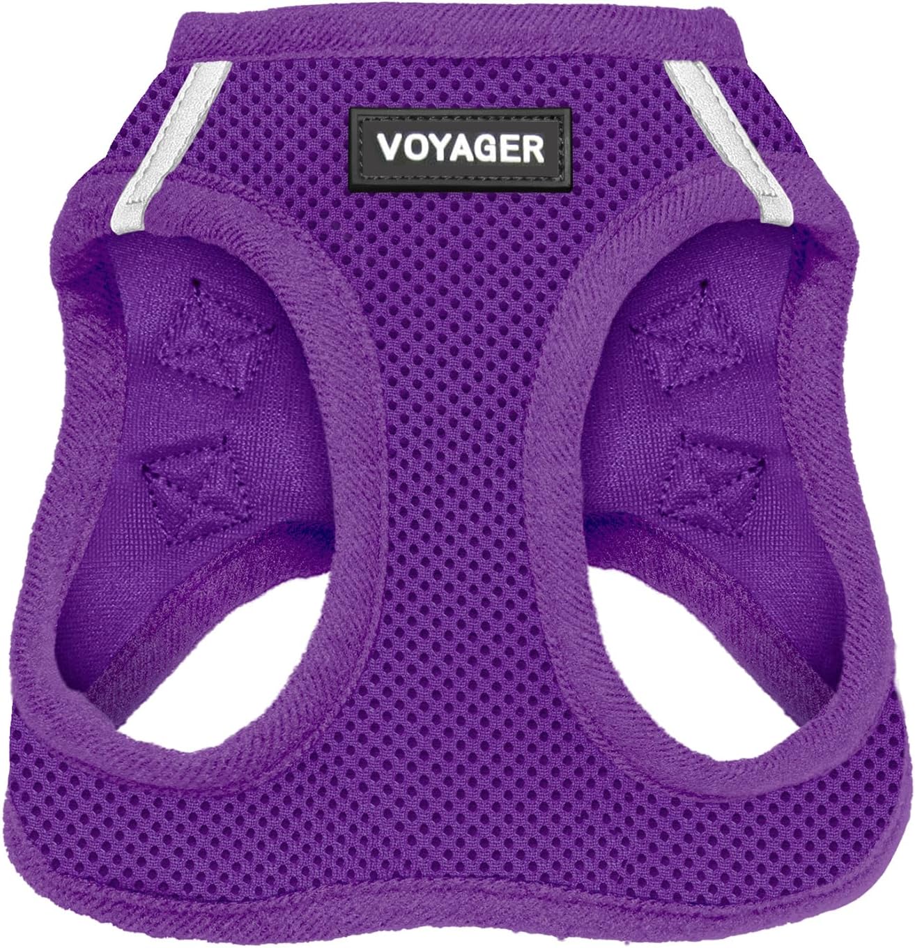 Voyager Step-In Air Dog Harness by Best Pet Supplies - All Weather Mesh Step in Vest Harness for Small and Medium Dogs, Purple, size S - Chest: 14.5 - 16"
