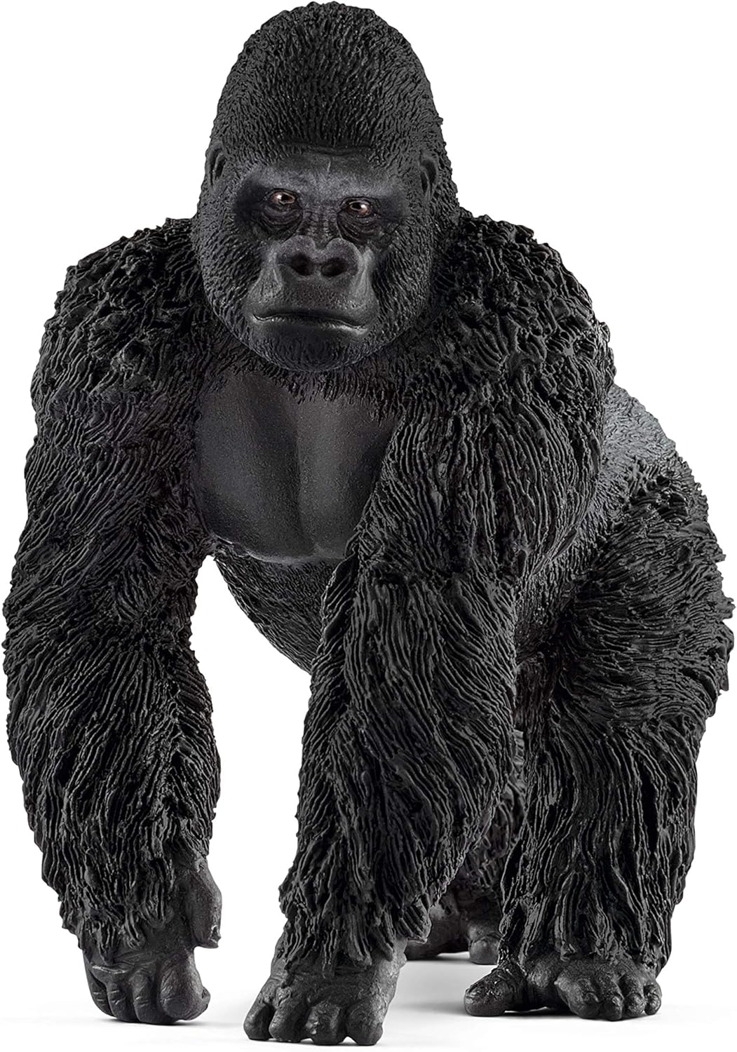 Schleich Wild Life Realistic Male Gorilla Animal Figurine - Authentic Detailed Wild Male Gorilla Toy for Boys and Girls Education Imagination and Play, Highly Durable Gift for Kids Ages 3+