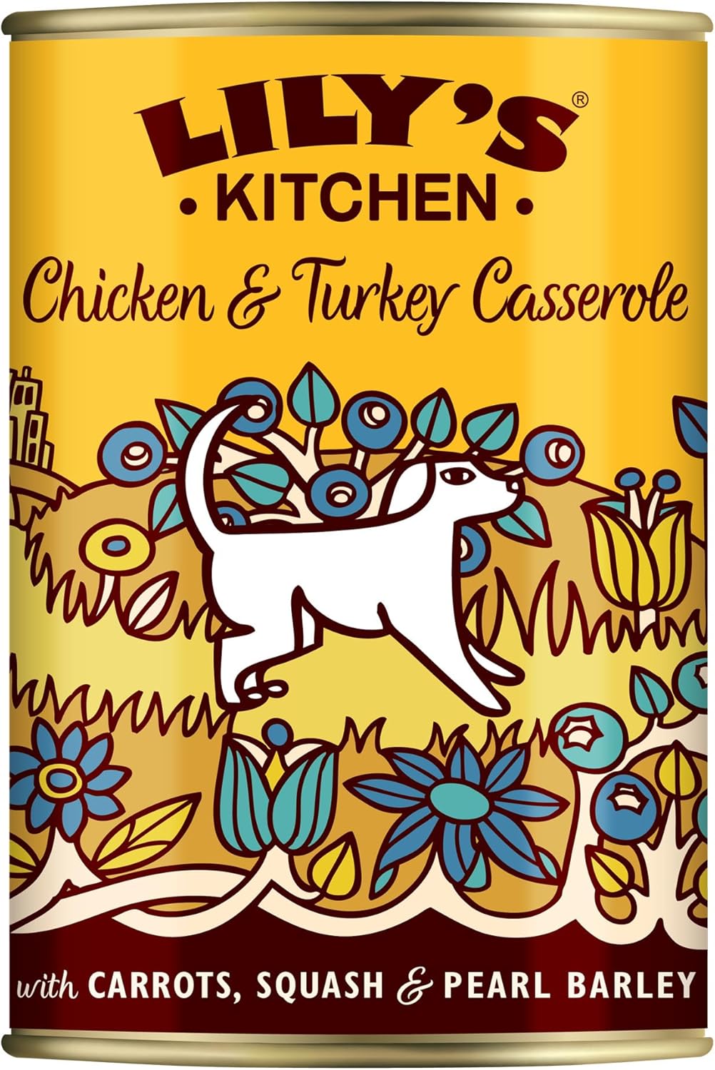Lily's Kitchen Natural Adult Wet Dog Food Tin Chicken & Turkey 6 x 400g