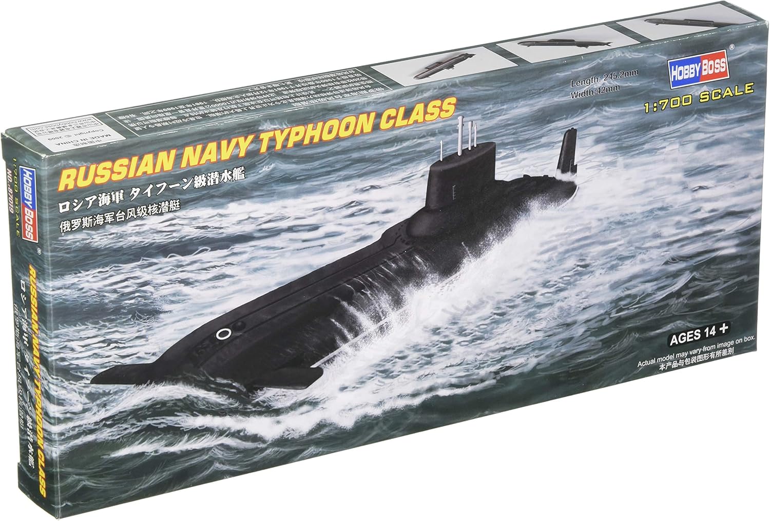 Hobby Boss Russian Typhoon Class Submarine Boat Model Building Kit