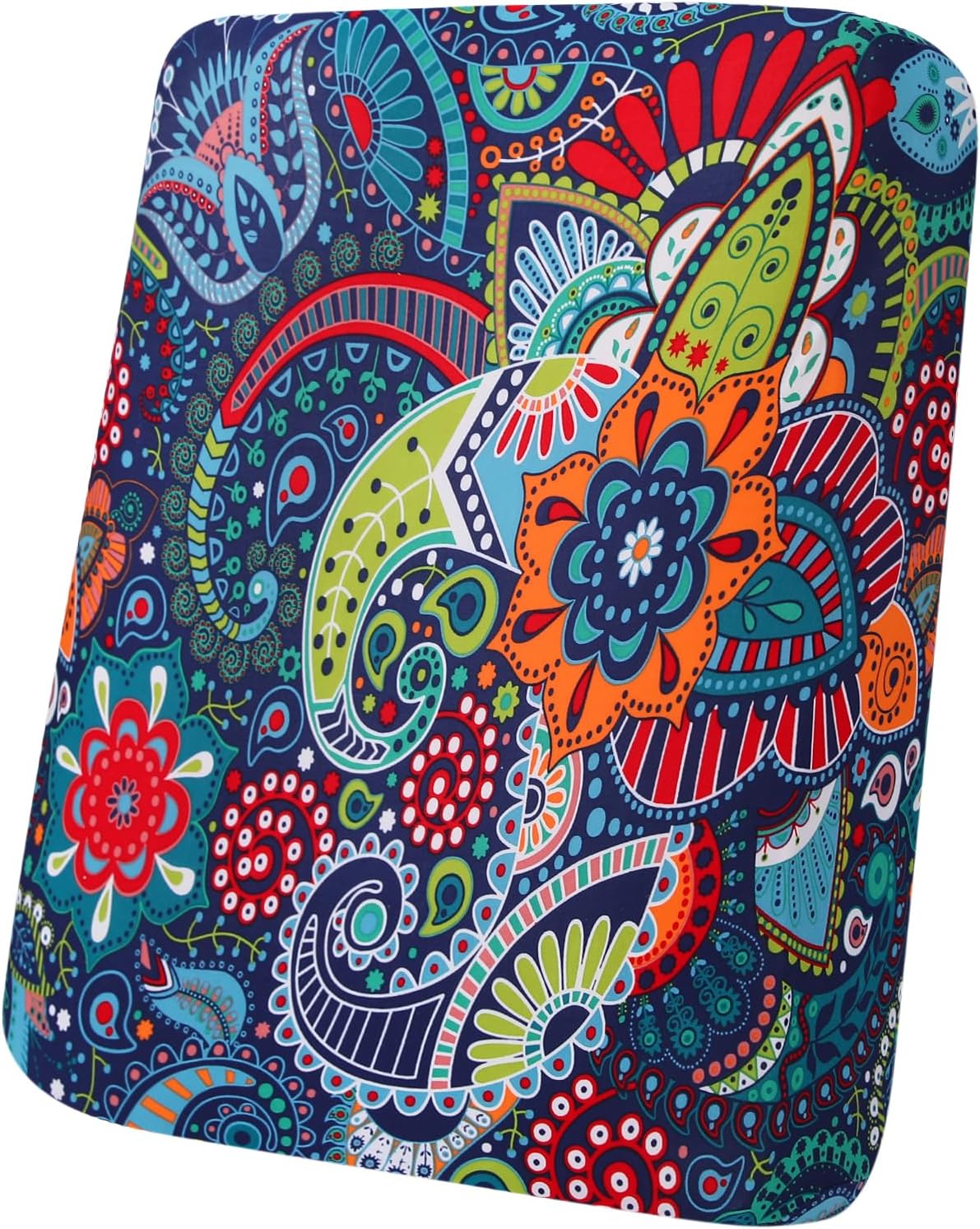 hyha Printed Couch Cushion Covers, Floral Sofa Covers Washable for Cushion Couch, Stretch Pattern Outdoor Cushion Covers for Patio Furniture with Elastic Bottom(Small, Paisley)