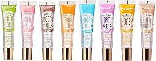 Ruby Kisses Broadway Vita-Lip Clear Lip Gloss - Moisturizing, Hydrating, Nourishing with Mint, Rosehip, Coconut, Mango, Argan, Honey & Shea