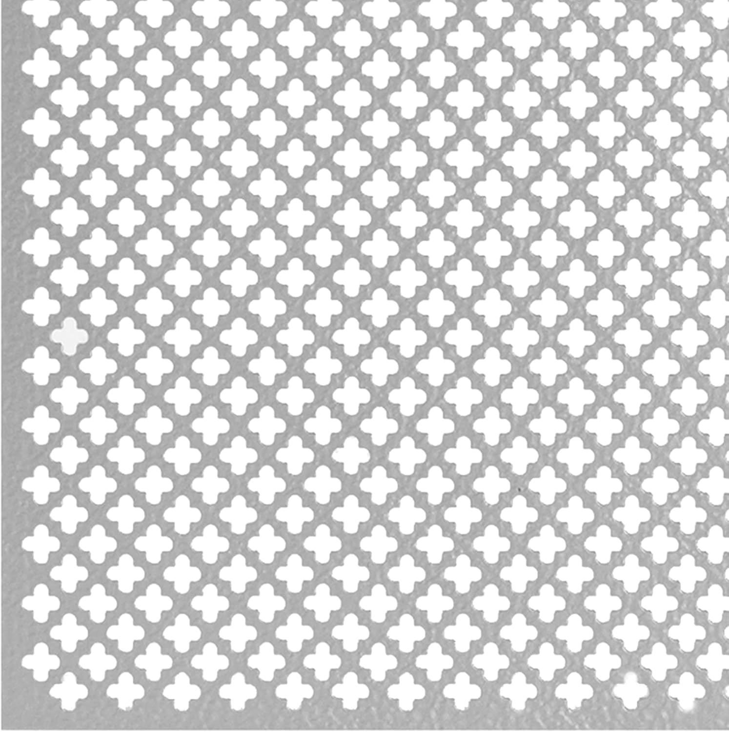 M-D Building Products 57042 Aluminum Cloverleaf Sheet - for Interior/Exterior Design, Stylish, Lightweight, Corrosion-Resistant, Easy to Mold and Trim (24 in. x 36 in. x .020 in.) (Mill)