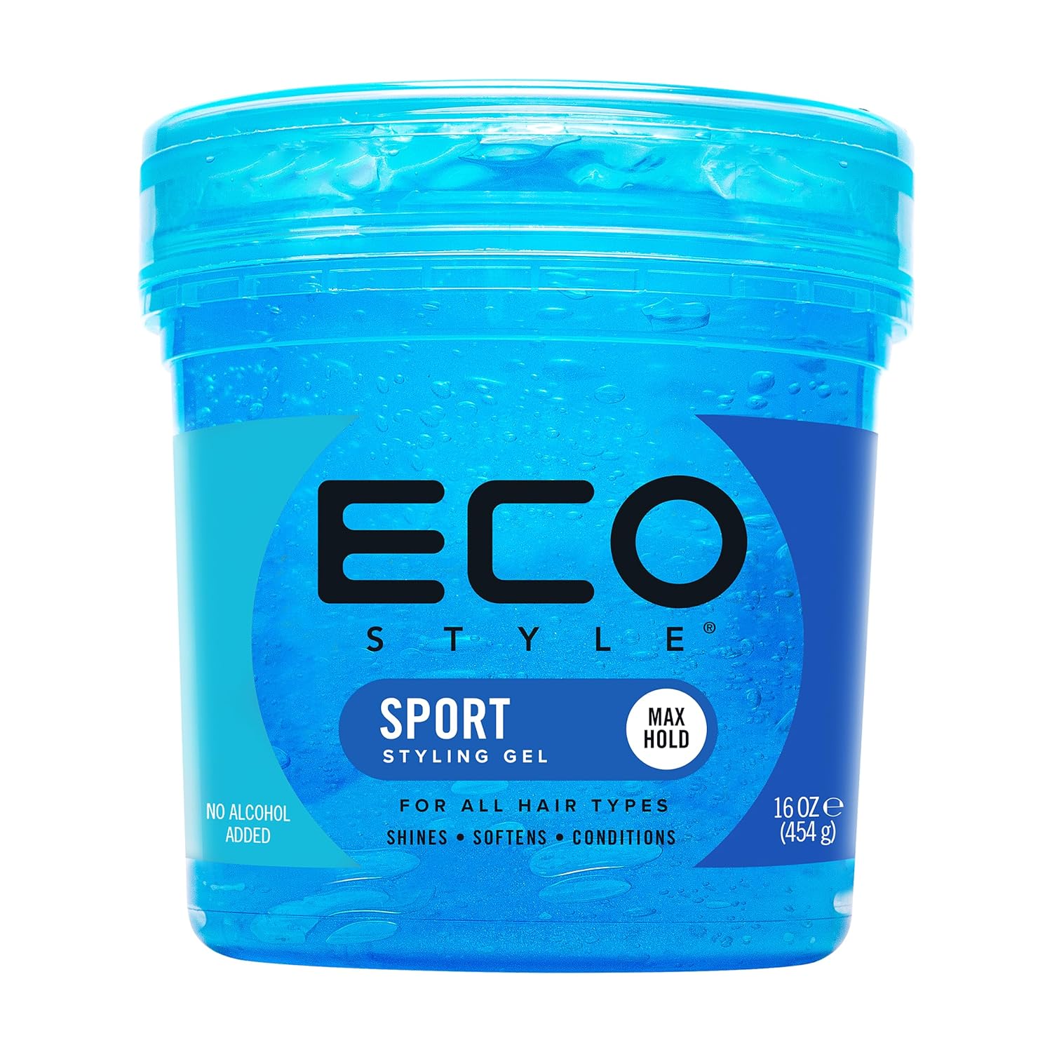 Eco Style Styling Gel Super Protein, Black, 16 Ounce