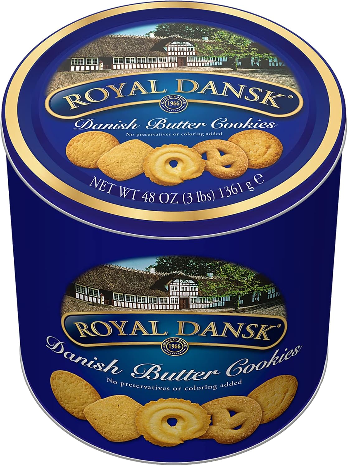 Danish Butter Cookies, 3 Lb. Tin