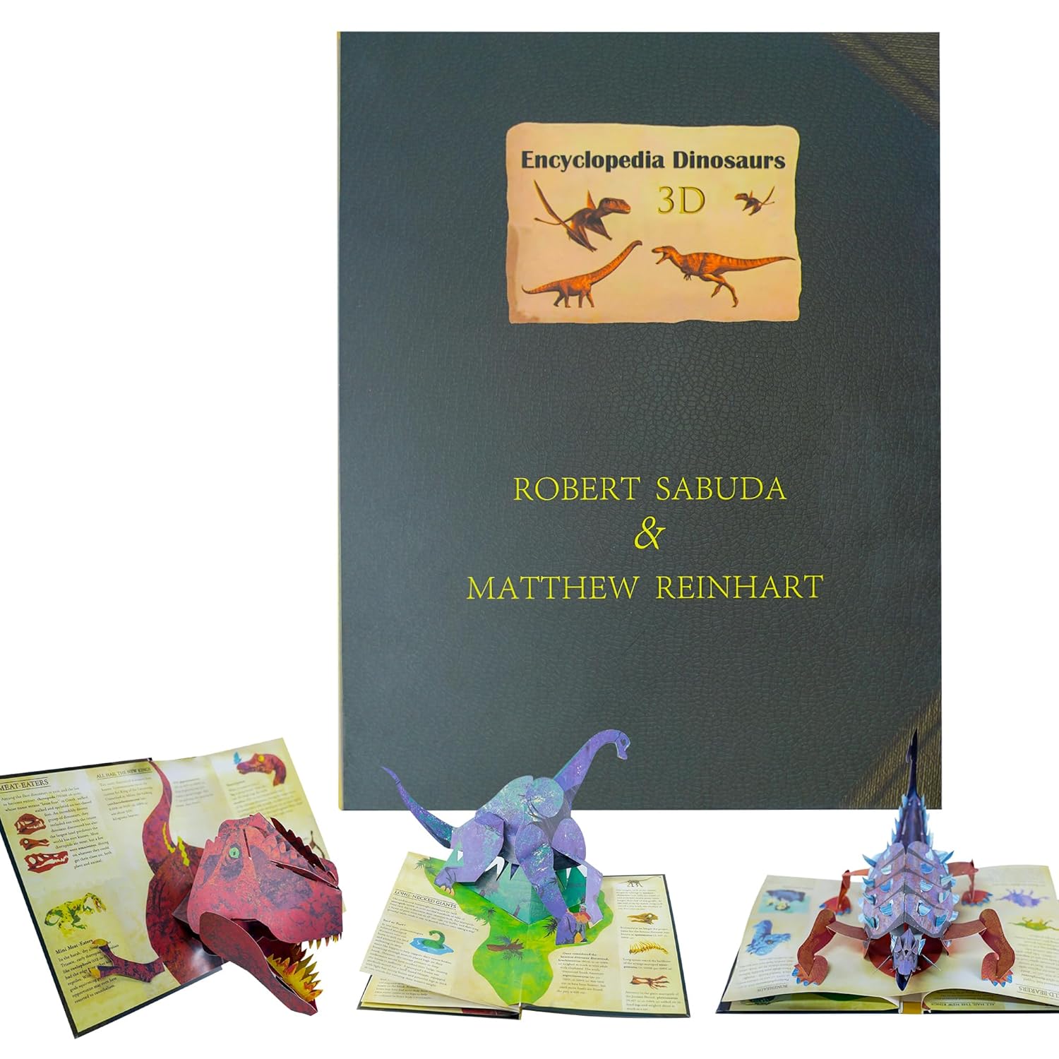 Haisic 3D Encyclopedia Prehistorica Dinosaurs, Funny Interactive Pop-Up Dinos Book, The Complete Illustrated Encyclopedia of Dinosaurs & Prehistoric Creatures, Gift for Dinosaur Lovers