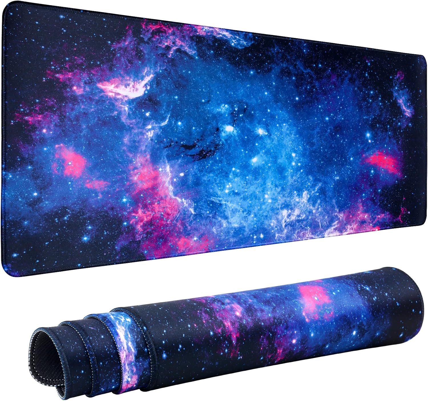 YIYISSHI Galaxy Nebula Mouse Mat Non-Slip Rubber Base Gaming Mouse Pad for Computers Laptop Office Desk Accessories Desk Mat (Nebula)