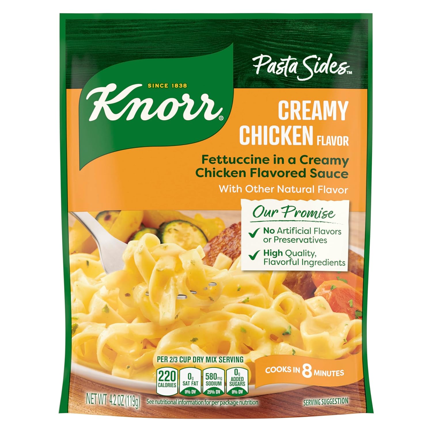Knorr Pasta Side Dish, Creamy Chicken, 4.2 Ounce