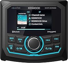 Kenwood KMR-XM500 eXcelon Marine & Motorsport Waterproof Digital Media Receiver with Corrosion Resistance & Bluetooth