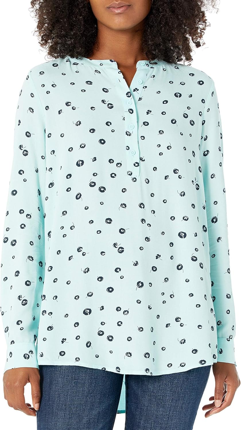 Amazon Essentials Women's Long-Sleeve Woven Blouse