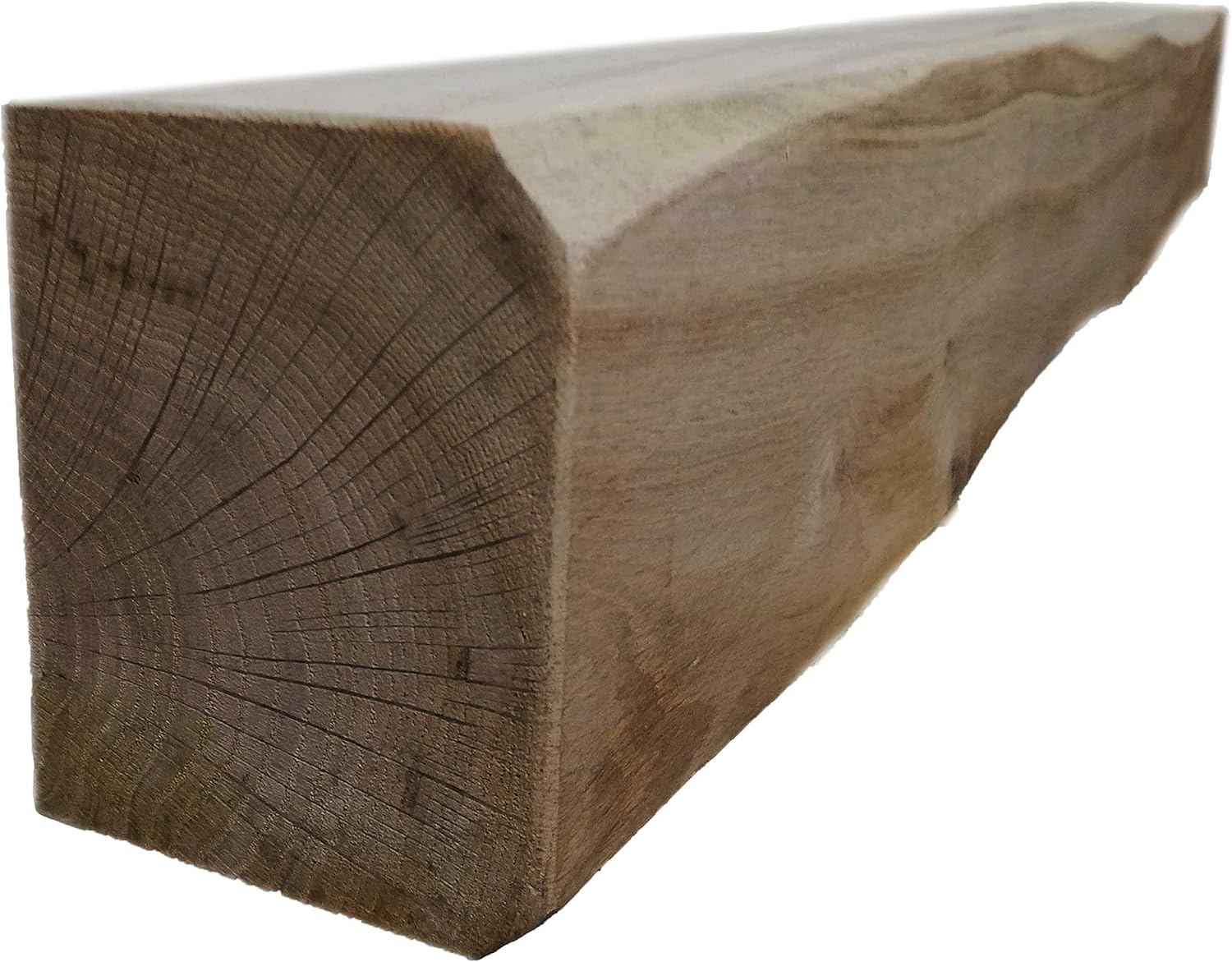 CT Oak Beam Fireplace Mantel/Mantelpiece - Size: 5" x 4", Length: 5 foot, Planed & Sanded - Heavily Worked