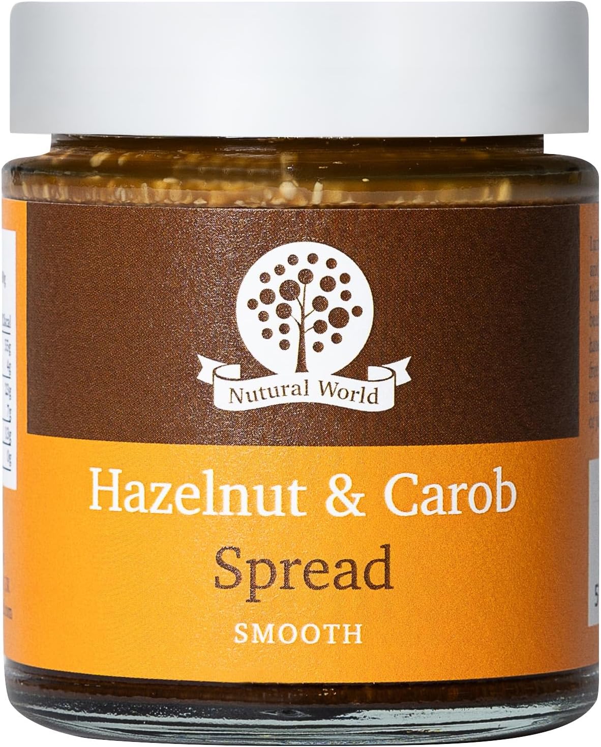 Nutural World - Smooth Hazelnut and Carob spread (170g) Award Winning product