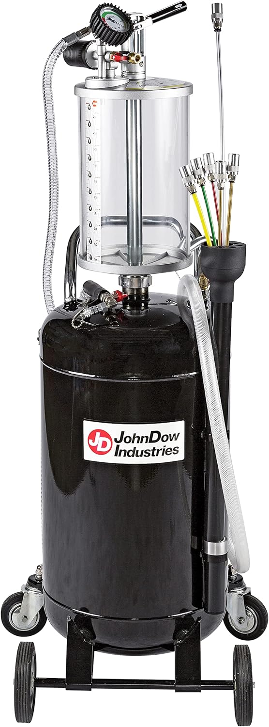JohnDow JDI-20EV-B Steel 20-Gallon Fluid Evacuator W/Bowl