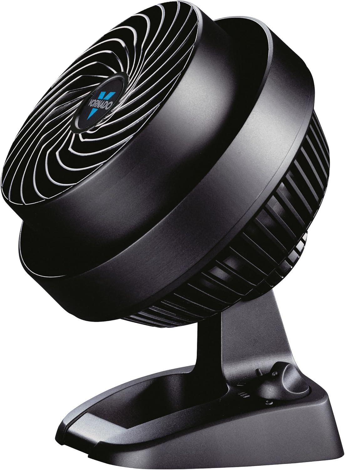 Vornado 530 Compact Whole Room Air Circulator, High Velocity Floor Fan with 3 Speeds for Cooling Airflow, Signature Vortex Action, Manual Control, Adjustable Tilt, Powerful Airflow, Black