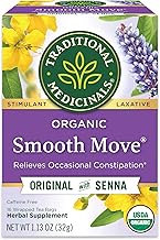 Traditional Medicinals Smooth Move, Helps Relieve Constipation Overnight, 16 Teabags