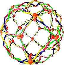 Expandable Breathing Ball - Expanding Collapsible Ball Sphere from 6" to 12" - Stress Reliever Fidget Toy for Yoga, Anxiety, Relaxation, ADHD, Autistic Children - Great Party Favor for Kids & Adults