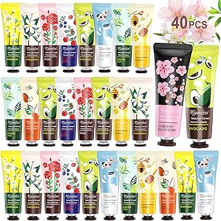 40 Pack Hand Cream Gifts Set- Lotion Sets for Women Gift, Moisturizing Hand Cream For Dry Cracked Hands, Natural Plant Fragrance Hand Lotion Travel Size, Gifts For Women