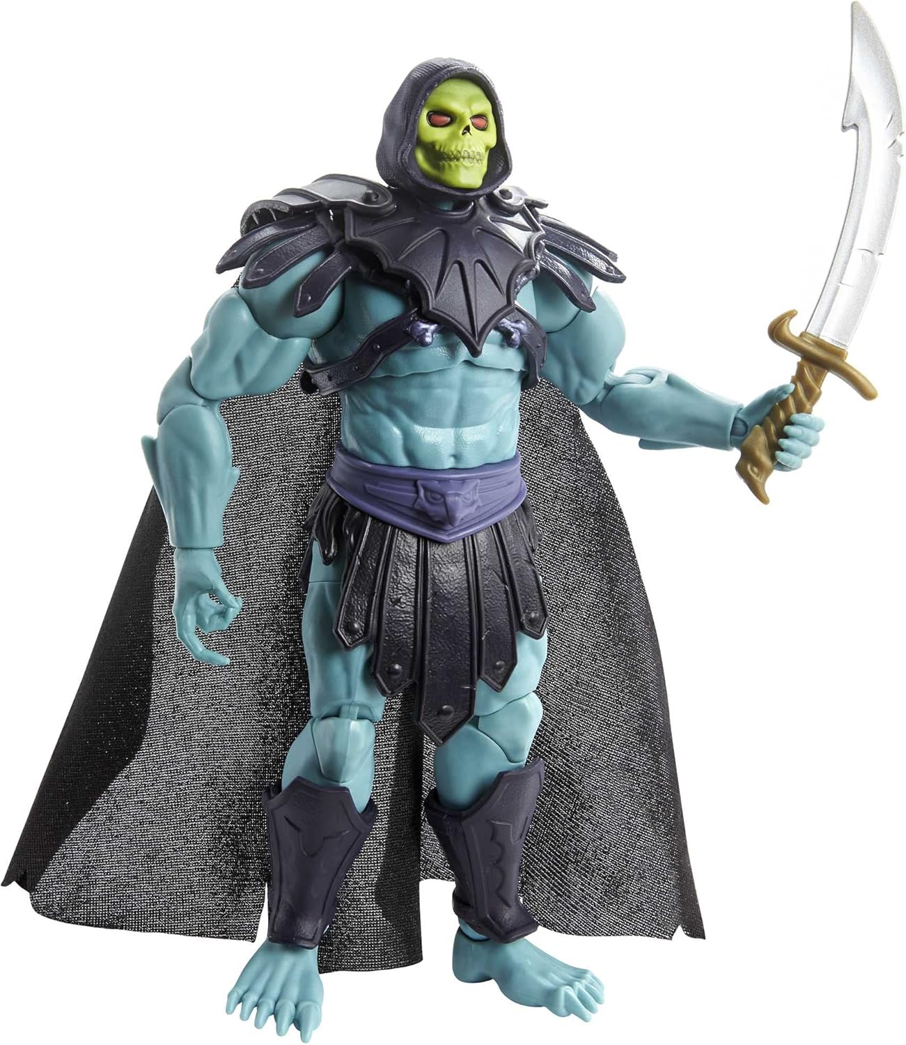 Masters of the Universe Masterverse New Eternia Barbarian Skeletor Action Figure with Accessories, 7-inch MOTU Gift for Fans 6+ and Collectors