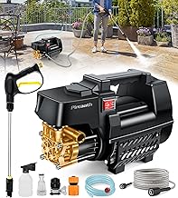 Electric Pressure Washer, 2175 PSI High Power Pressure Washer, Corded Car Wash Machine with Adjustable Nozzle, 2.1 GPM Water Pressure Washer Gun, High Pressure Cleaner for Car, Home Cleaning