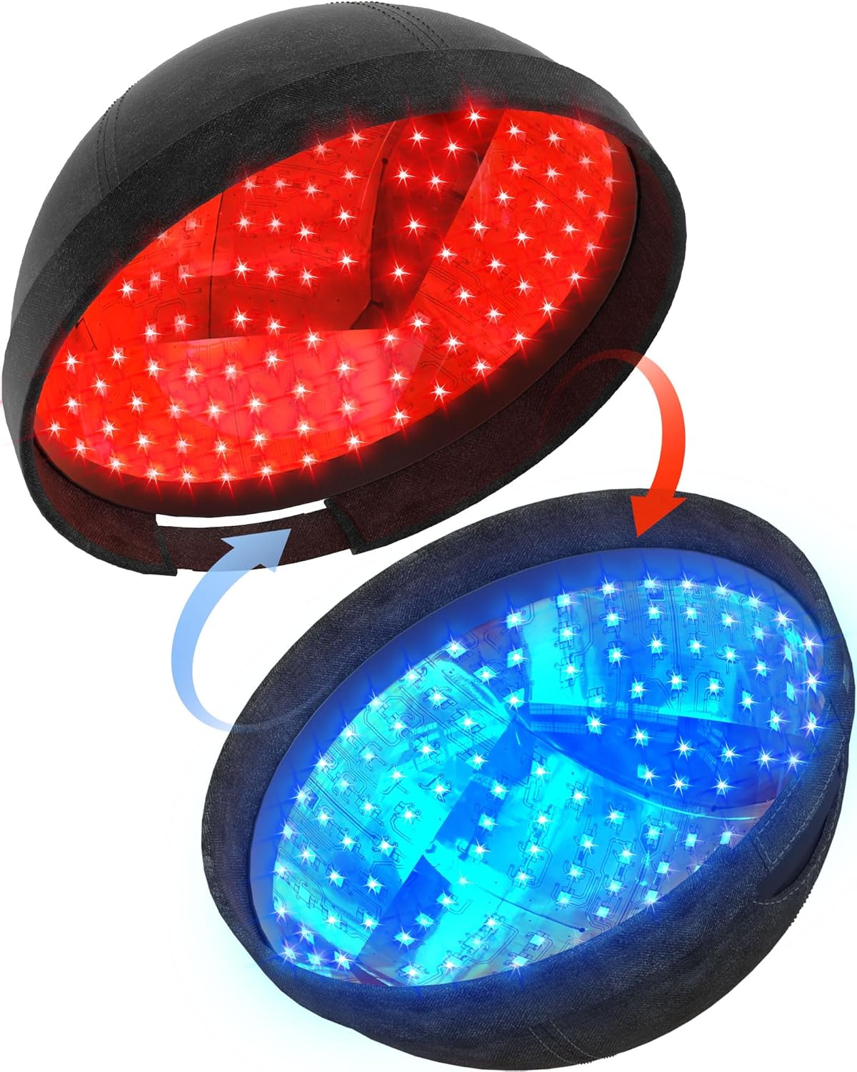KTS Laser Hair Growth Cap,FDA Red Light+Blue Light Laser Helmet Therapy hair loss treatment for women&men,Hair Growth System For Anti Hair Loss,Androgenetic Alopecia,Restore Hair Thickness Volume
