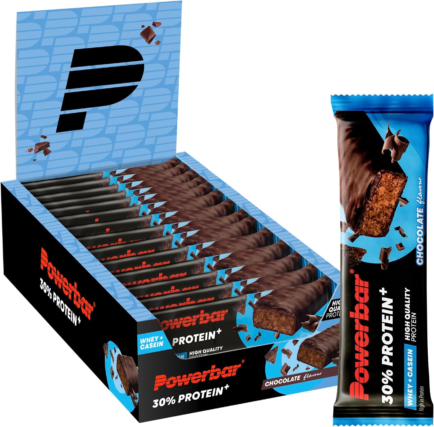 Powerbar Protein Plus Bar 30% (15x55g) Chocolate - Bars - Protein Bars