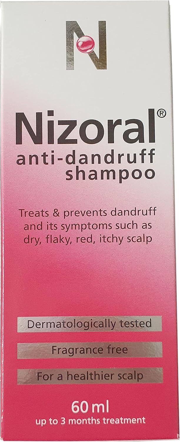 Nizoral Anti Dandruff Shampoo (60ml) - Pack of 2