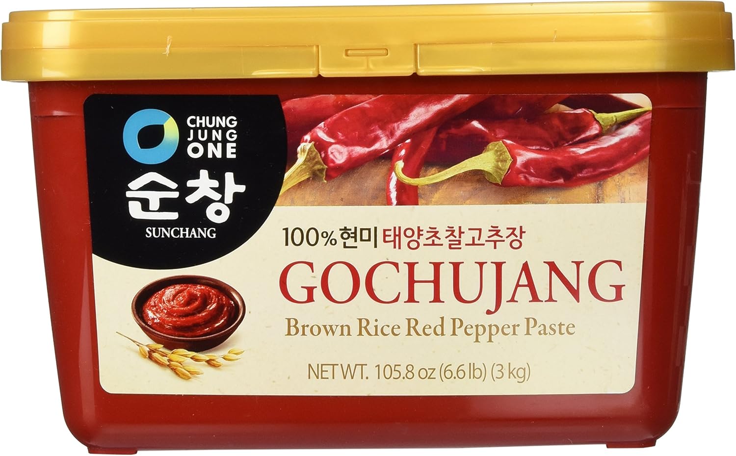 Chung Jung One Sunchang Gochujang - Red Pepper Paste (6.6lbs) (3kg) by Chung Jung One