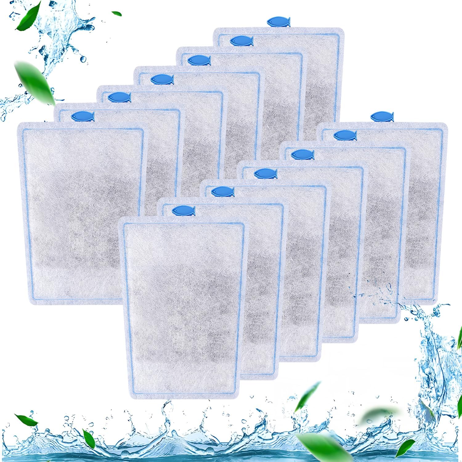 12 Packs Carbon Filter Cartridges for EasyCrystal Filter Pack C250/300, Replacement Filter Cartridges for EasyCrystal, for Fast and Clean Filter Replacement