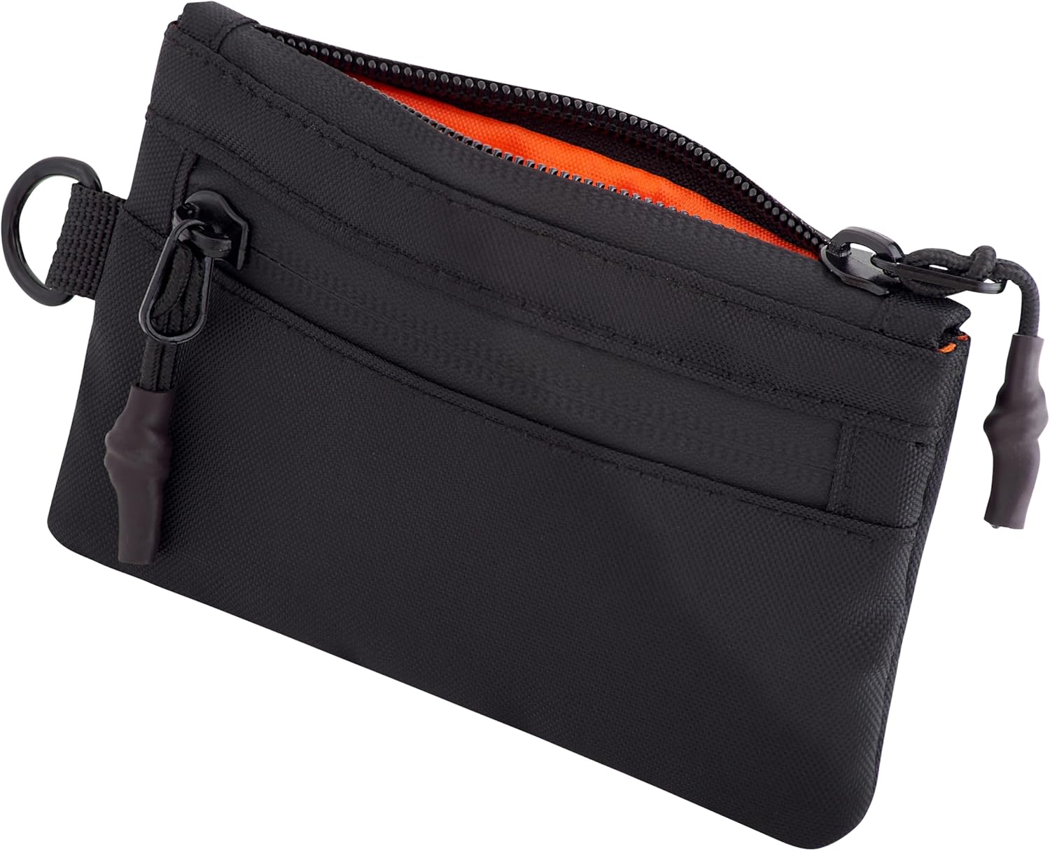 OW-Travel RFID Card Wallet with Coin Pocket (Black) Minimalist Contactless Protected RFID Blocking Card Holder. Pocket Wallet Security and Peace of Mind. Lightweight and Minimalist Design