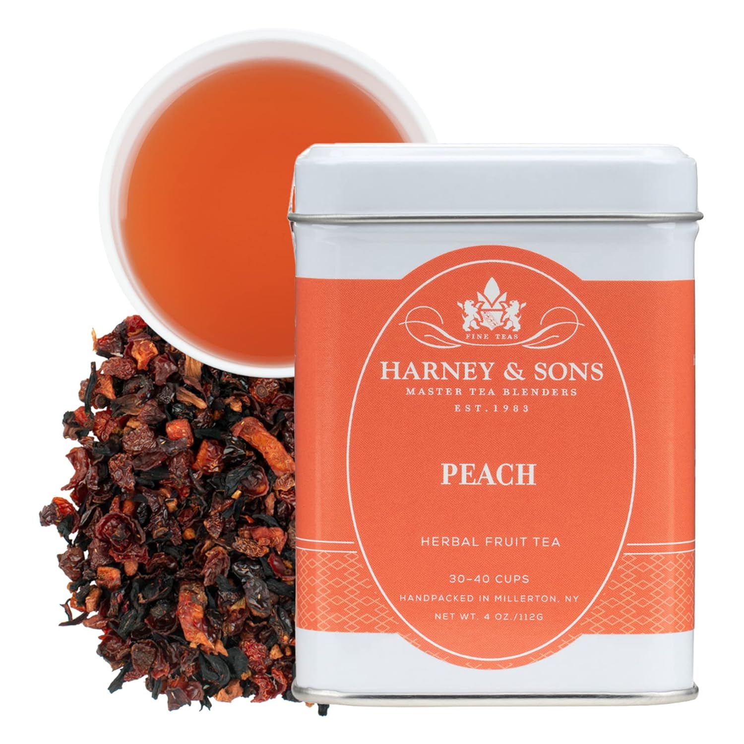 Harney & Sons Peach Fruit Tea | 4 ounce loose PeachFruit Tea