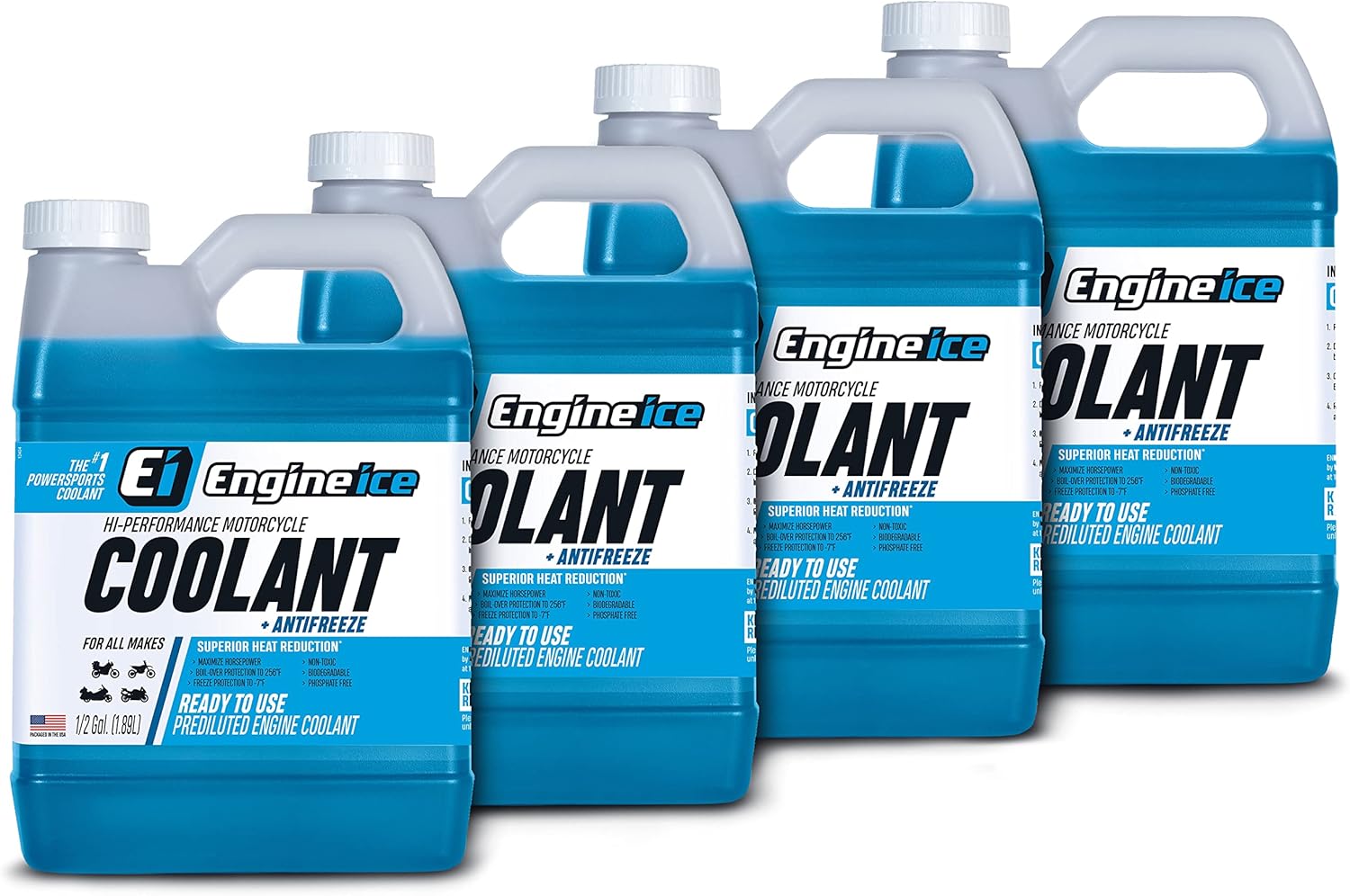 Engine Ice TYDS008C High Performance Coolant, (Case of 4)