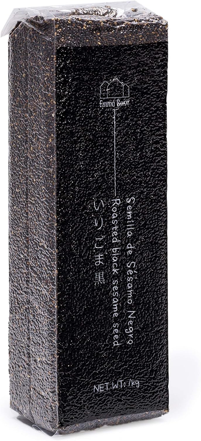 Emma Basic - Roasted Black Sesame Seeds - 1Kg