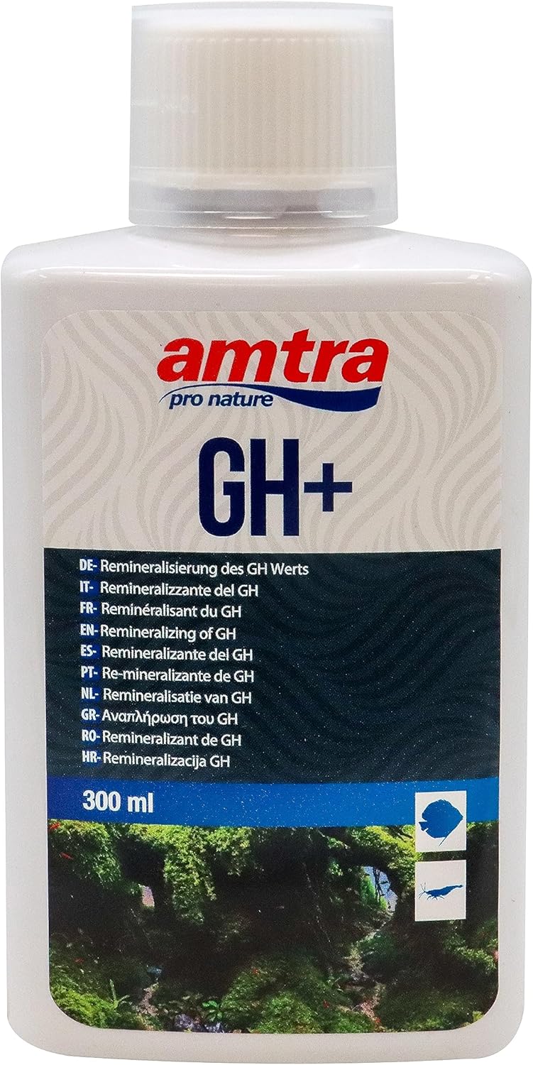 Amtra - GH + Mineral salts supplement for fresh water aquarium, 300 ml