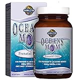 Garden of Life Oceans Mom Prenatal Fish Oil DHA, Omega 3 Fish Oil Supplement - Strawberry, 350mg Prenatal DHA Pregnancy Fish Oil Support for Mamas, Babys Brain & Eye Development, 30 Small Softgels