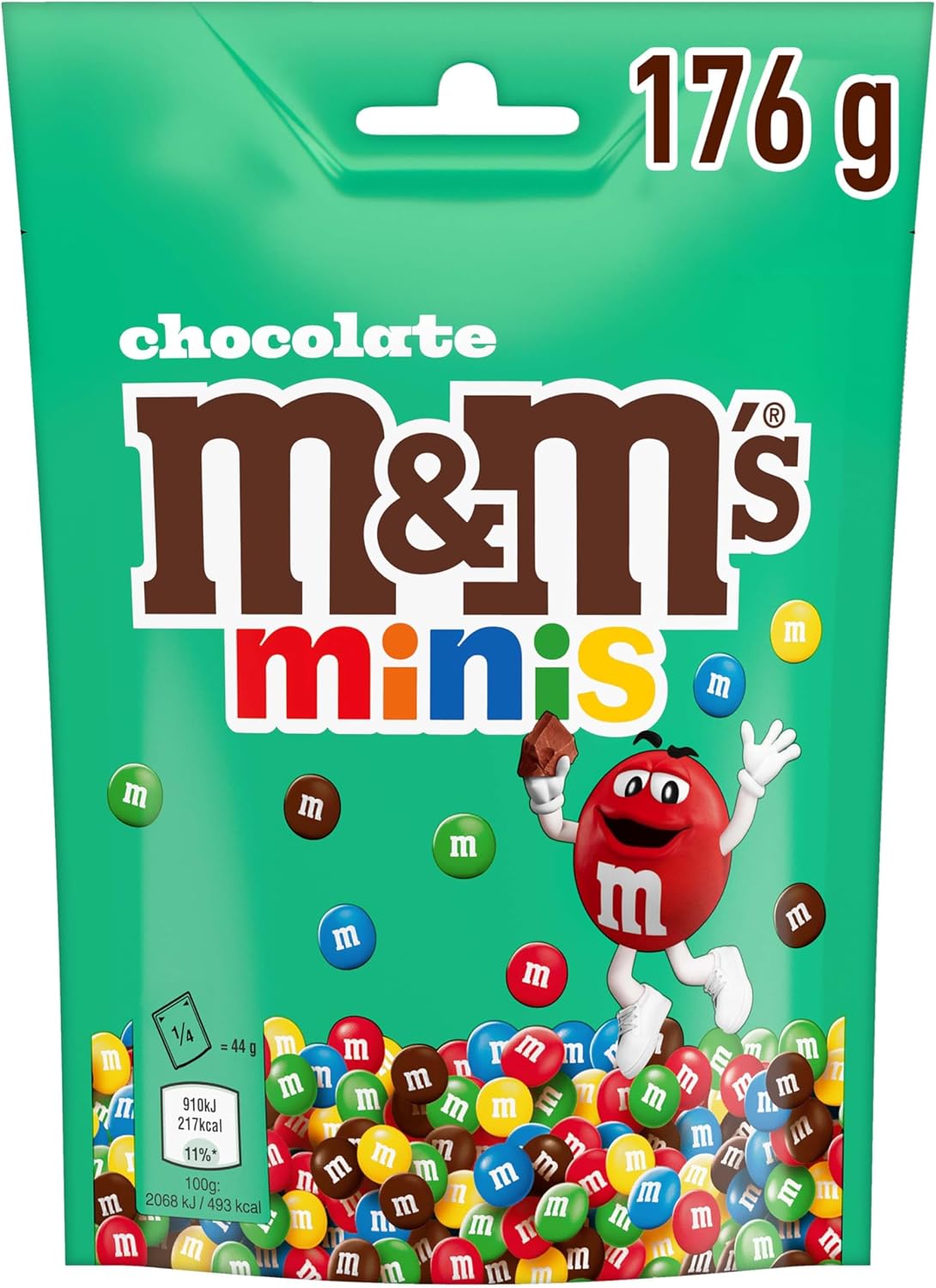 M&M'S Minis Chocolate Bag, Milk Chocolate, 176g, Ideal as a Chocolate Gift, Chocolate Snacks or in a Chocolate Hamper