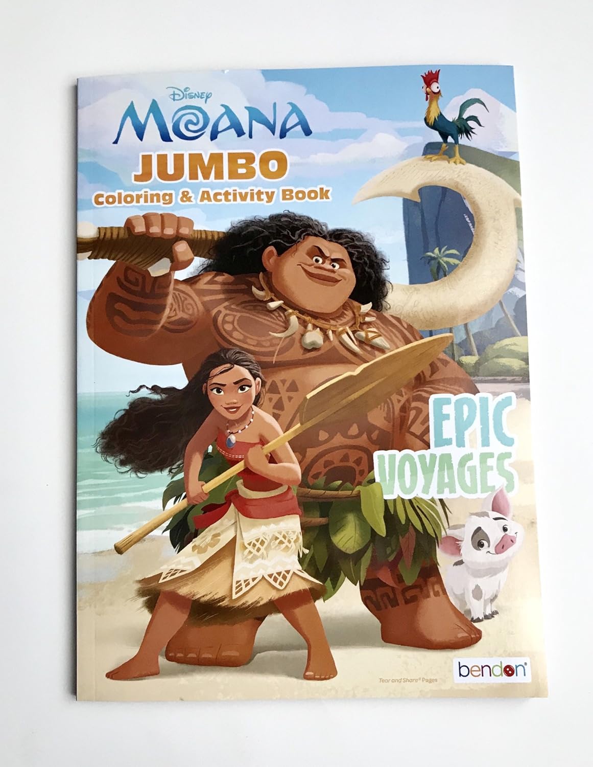 UPD 43722 Moana Coloring Activity Book, Multicolor