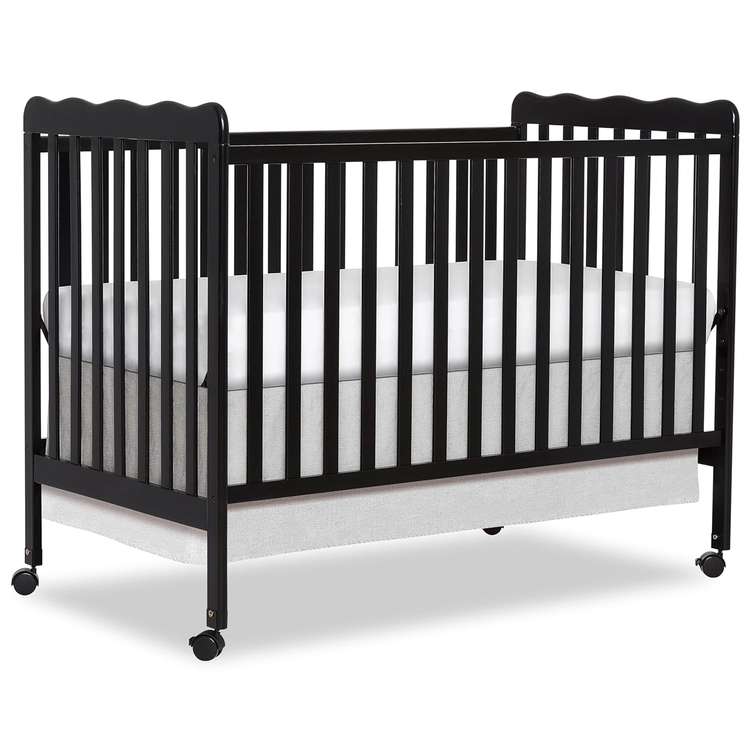 Dream On Me Carson Classic 3-in-1 Convertible Crib in Black