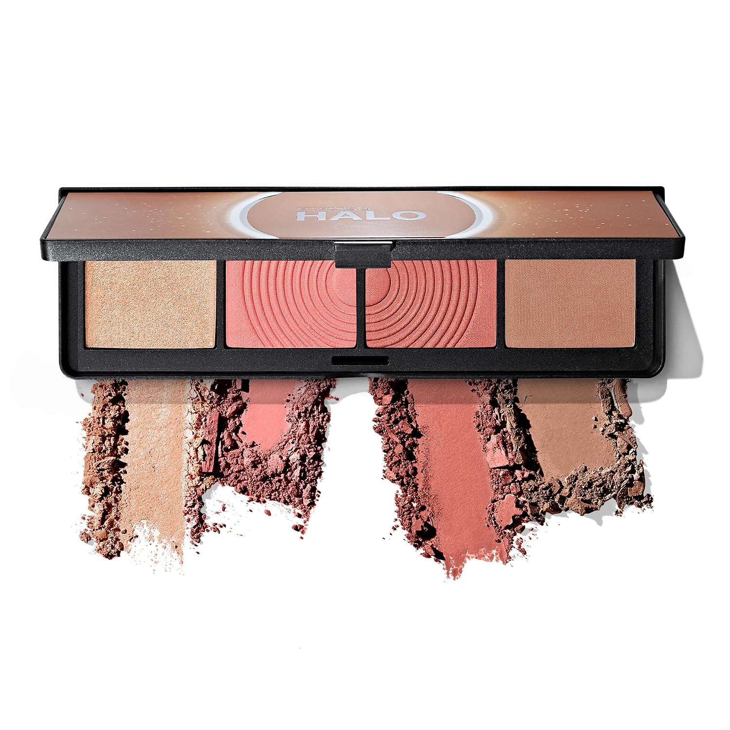 Smashbox Halo Sculpt + Glow Face Palette | Vitamin E, Long Lasting, Contour + Highlighter, 0.55 oz.