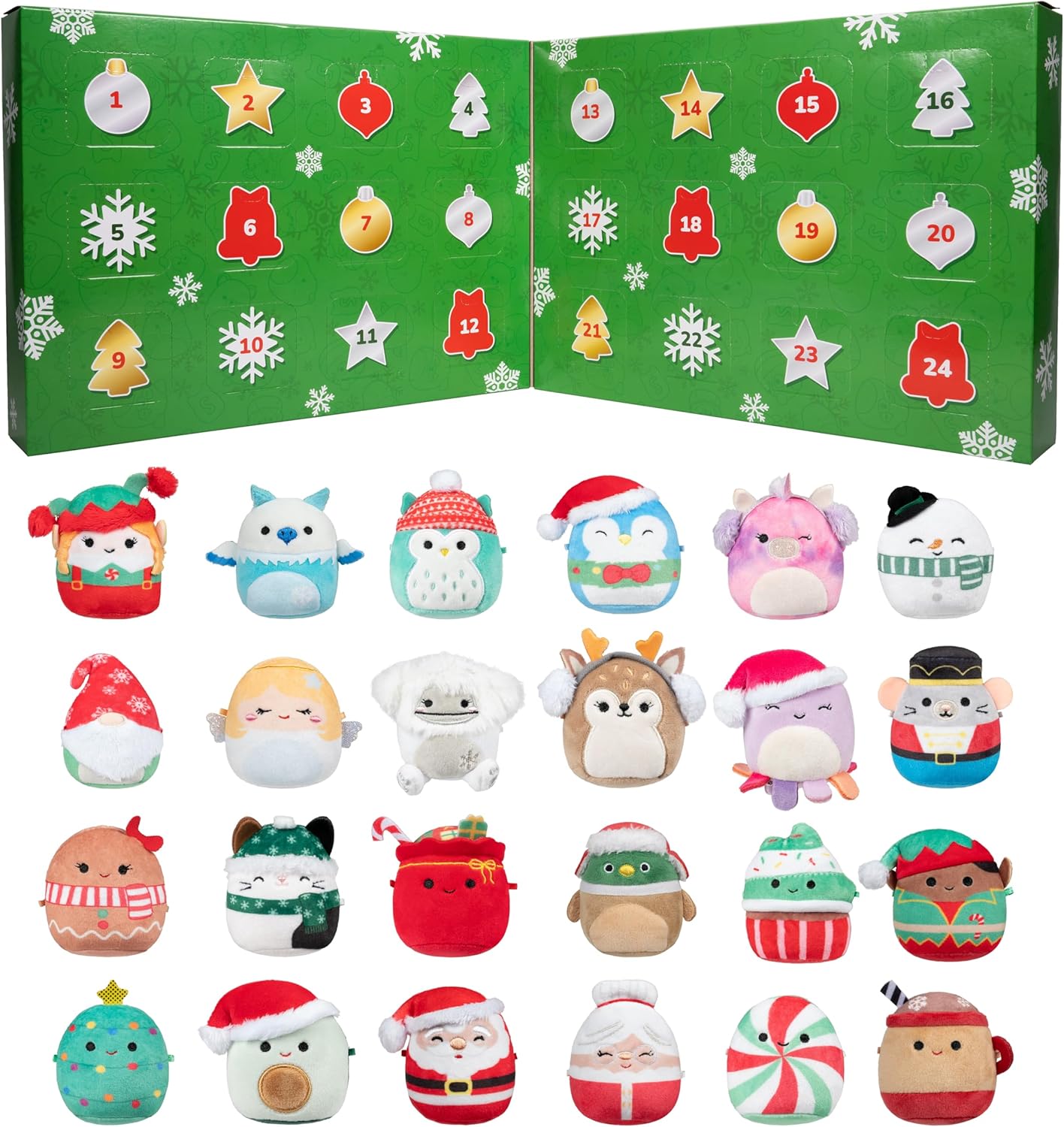 Squishmallows Original 24-Day Micromallows Holiday Advent Calendar