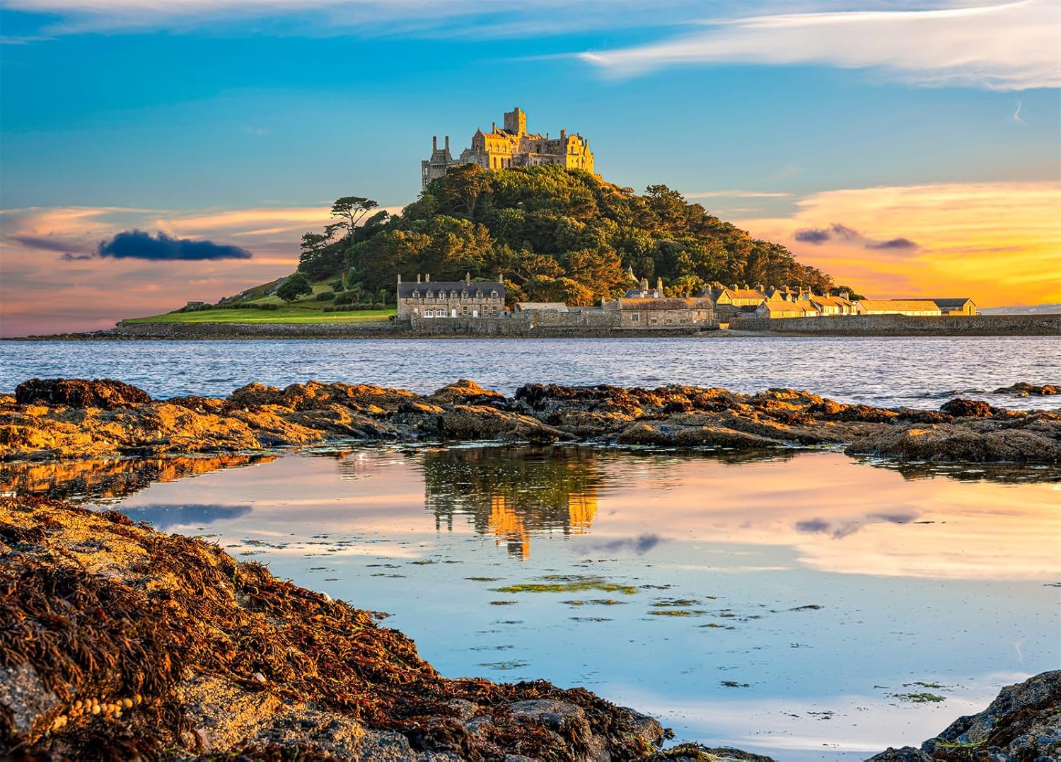 St Michael's Mount Jigsaw Puzzles for Adults 1000 Jigsaws Historic Island Castle 1000 Piece Jigsaw Puzzles for Adults