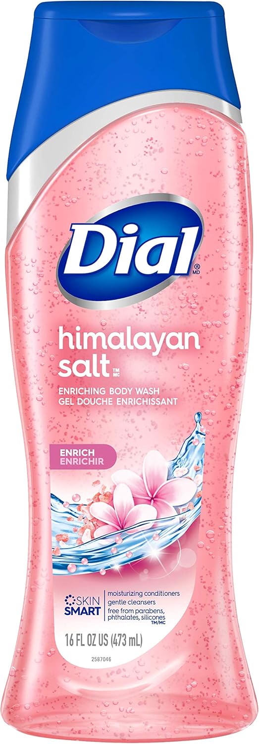 Dial Body Wash, Replenishing, with Himalayan Pink Salt & Water Lily 16 fl oz (473 ml)